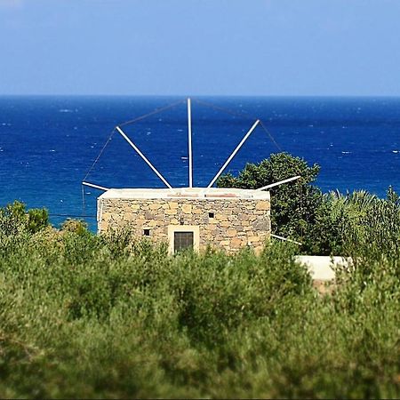 Authentic Cretan Stone Windmill Villa Sitía Exterior foto